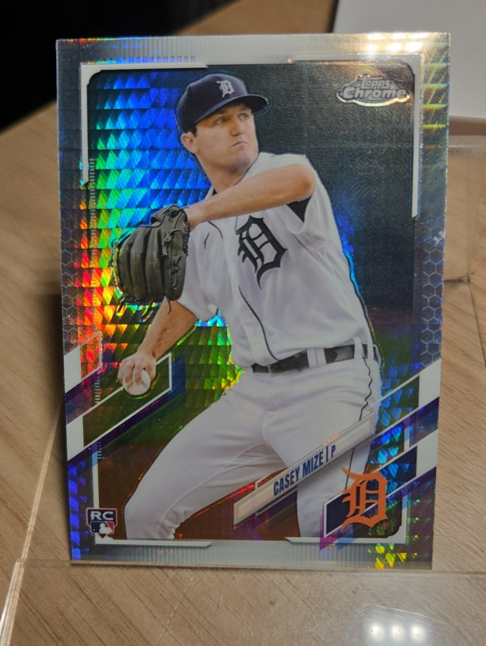 2021 Topps Chrome Prism Refractor Casey Mize